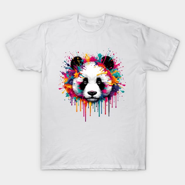 Giant Panda Colors T-Shirt by Graceful Designs